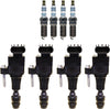 Denso 4 Ignition Coil 4 Iridium Power Spark Plug 0.044 Kit for Chevy GMC L4