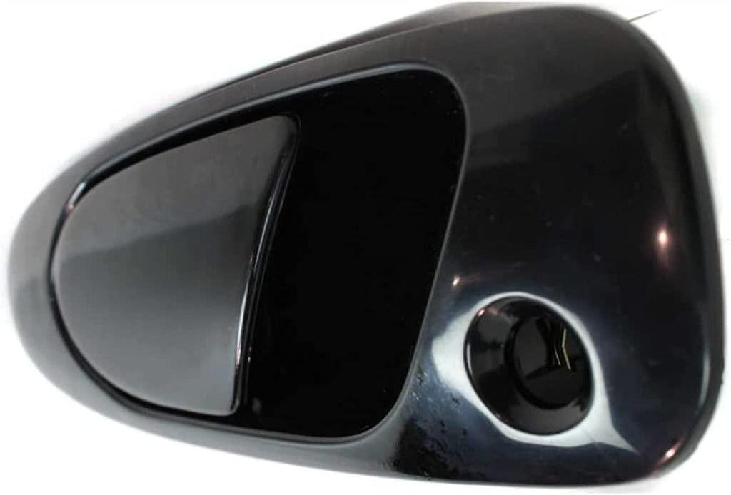 for Honda Civic Exterior Door Handle Front, Driver Side Smooth Black 1992 1993 1994 1995 | with Key Hole | Trim: All Submodels | HO1310122 | 72180SR3J02ZD