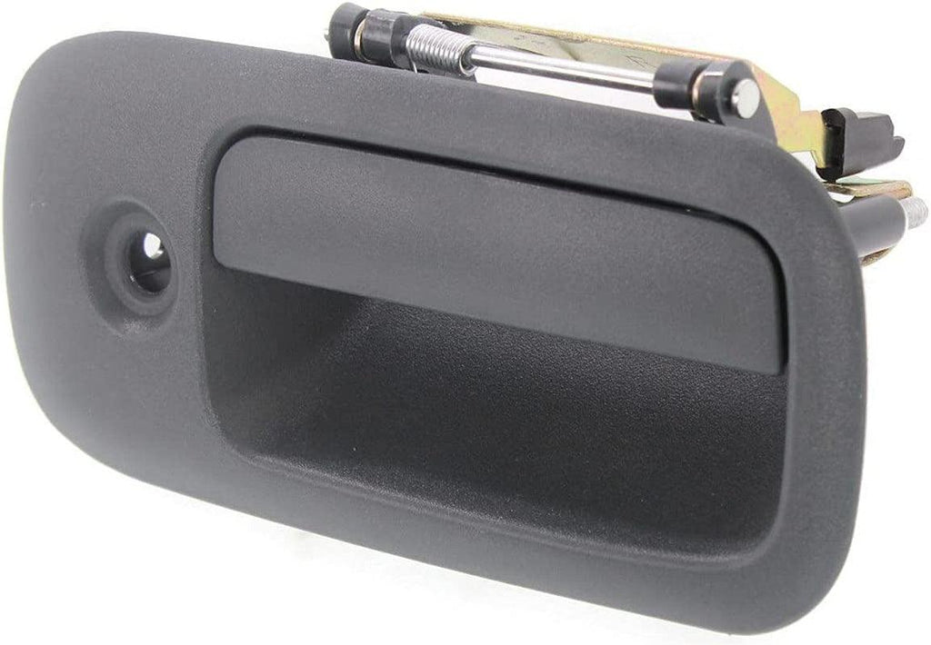 for GMC Savana 2500 Exterior Door Handle Front, Passenger Side Textured Gray (1996-2002) | with Key Hole | Trim: Base/Sle | GM1311145 | 15167640