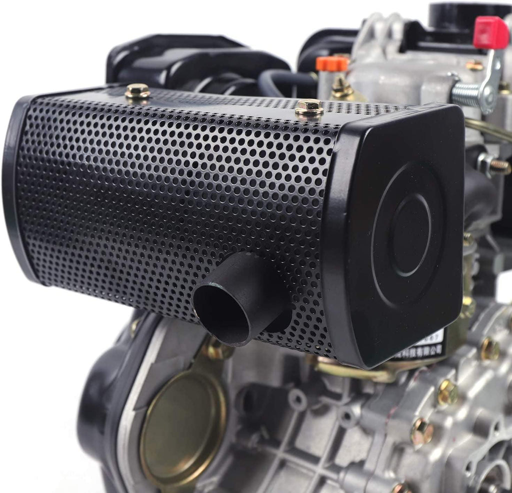 Diesel Motor Engine,3.6Kw 4 Stroke Single Cylinder Air Cooled Vertical Engine,Heavy Duty Diesel Motor Engine for Road Cutting Machine,Grinding Machine