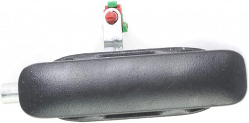 For Ford E-350 Super Duty Exterior Door Handle Rear - Side Sliding Door Smooth Black (1999-2014) | Trim:All Submodels