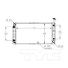 TYC Radiator for Express 1500, Savana 1500, Express 2500, Savana 2500 2793