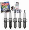 5 Pc DENSO Platinum TT Spark Plugs Compatible with Volvo C30 2.5L L5 2008-2013