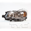 TYC Headlight Assembly for Subaru 20-9304-00-9