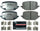 Rear Z37-2231 Carbon-Fiber Ceramic Brake Pads Z37 Top Cop
