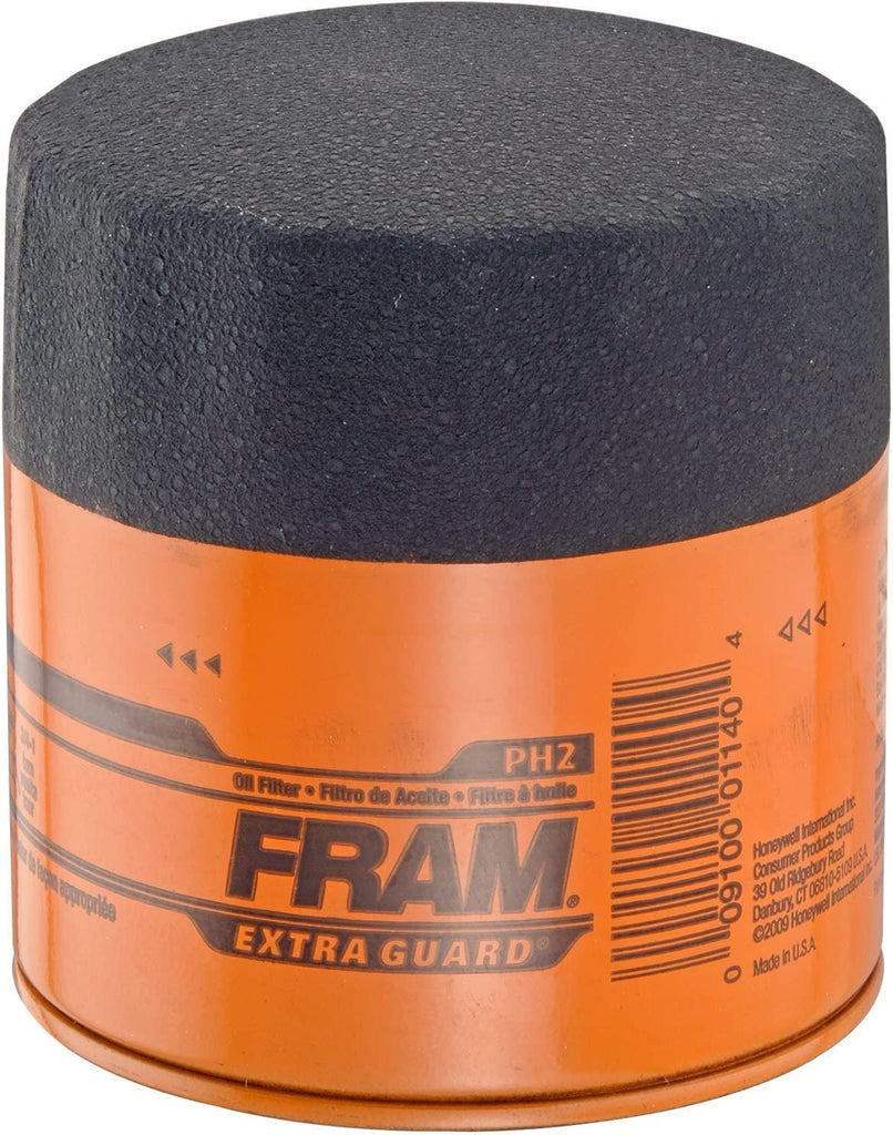 PH2 Extra Guard Passenger Car Spin-On Oil Filter (Pack of 2)