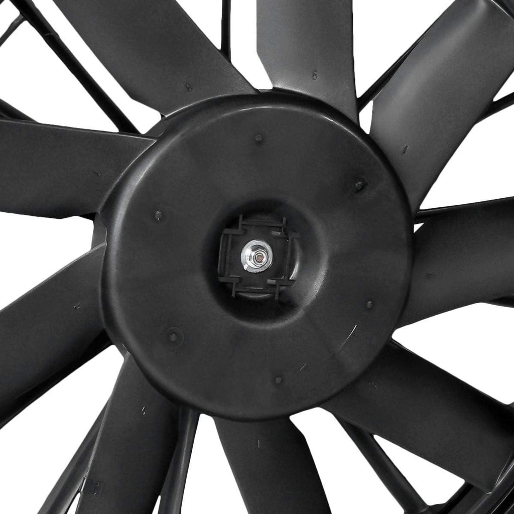 OEM-RF-0047 Factory Style Radiator Cooling Fan Assembly Cooling Efficiency Improved Direct Replacement [Compatible with 07-11 Wrangler Fits 3. 8L Engines]