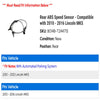 Rear ABS Speed Sensor - Compatible with 2010 - 2016 Lincoln MKS 2011 2012 2013 2014 2015