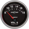 7691 Sport-Comp II 2-5/8" 8-18V Short Sweep Electric Voltmeter