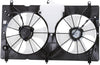 621580 Cooling Fan Assembly Compatible with 2003-2007 Honda Accord , Black