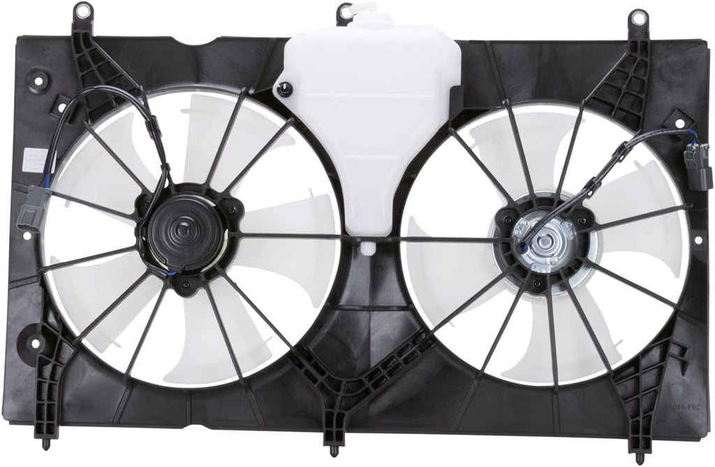 621580 Cooling Fan Assembly Compatible with 2003-2007 Honda Accord , Black