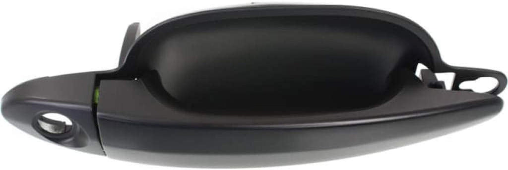 for BMW 545I Exterior Door Handle Front Driver Side Primed Black 2004-2005 | W/Key Hole| Trim: Base
