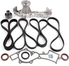 150-1610 TB249 13042-D0100 13042-16V00 13070-42L00 5PK1235 5PK800 4PK1345 Engine Timing Belt Kit Fits for 1999-2004 for Nissan Frontier