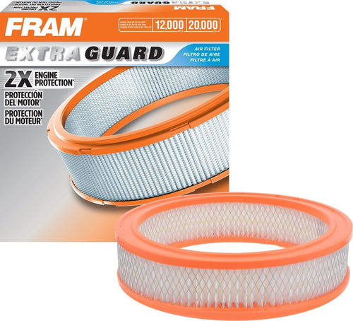 FRAM Extra Guard CA184 Replacement Engine Air Filter for Select Select American Motors, Dodge, Ford, Jeep, Mercury, and Studebaker Models, Provides up to 12 Months or 12,000 Miles Filter Protection