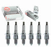 6 Pc NGK V-Power Spark Plugs Compatible with Dodge Dakota 3.9L V6 1987-1991