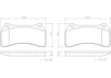 Brembo Front Disc Brake Pad Set for Jaguar (P36014N)
