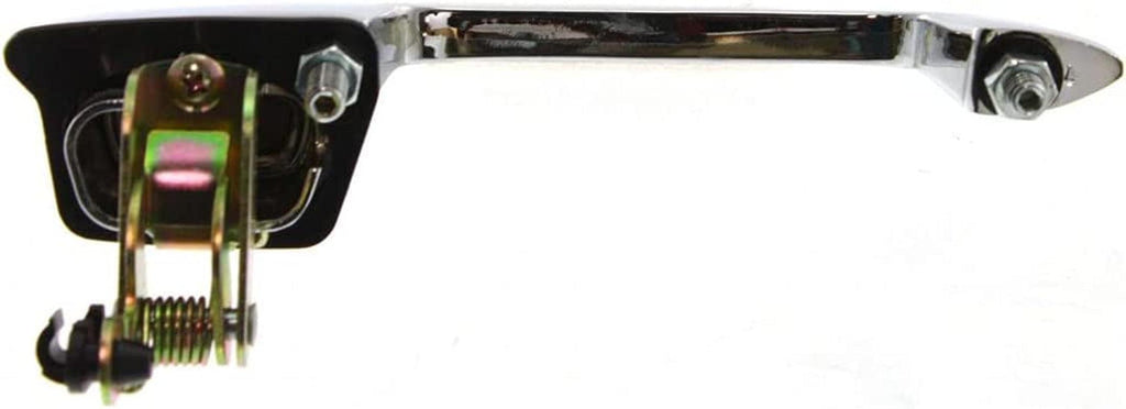 Compatible with Dodge W100 Exterior Door Handle 1986-1989 Driver Side Front or Rear, Chrome | Trim: Custom | CH1310107 | 55075649