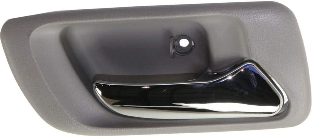 For Honda Accord Interior Door Handle Rear, Passenger Side Gray Bezel with Chrome Lever (1998-2002) | Trim:All Submodels | HO1353104 | 72620S84A01ZB