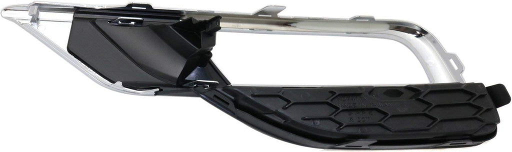 Fog Light Trim Set of 2 Compatible with 2015-2016 Honda CR-V Chrome for Models with Fog Light Holes Front, Driver and Passenger Side