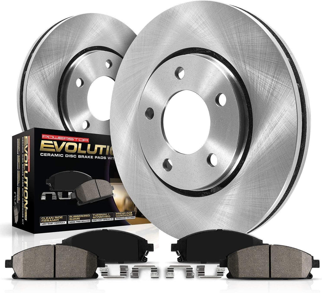 KOE528 Autospecialty Front Replacement Brake Kit-Oe Brake Rotors & Ceramic Brake Pads