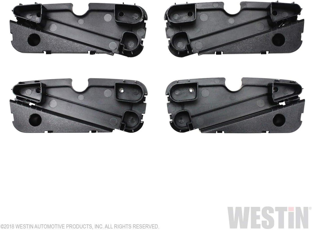 Westin 28-51003 R5 LED Light Kit Black Includes 4 End Caps with Integrated LED Lights and Wiring Harness