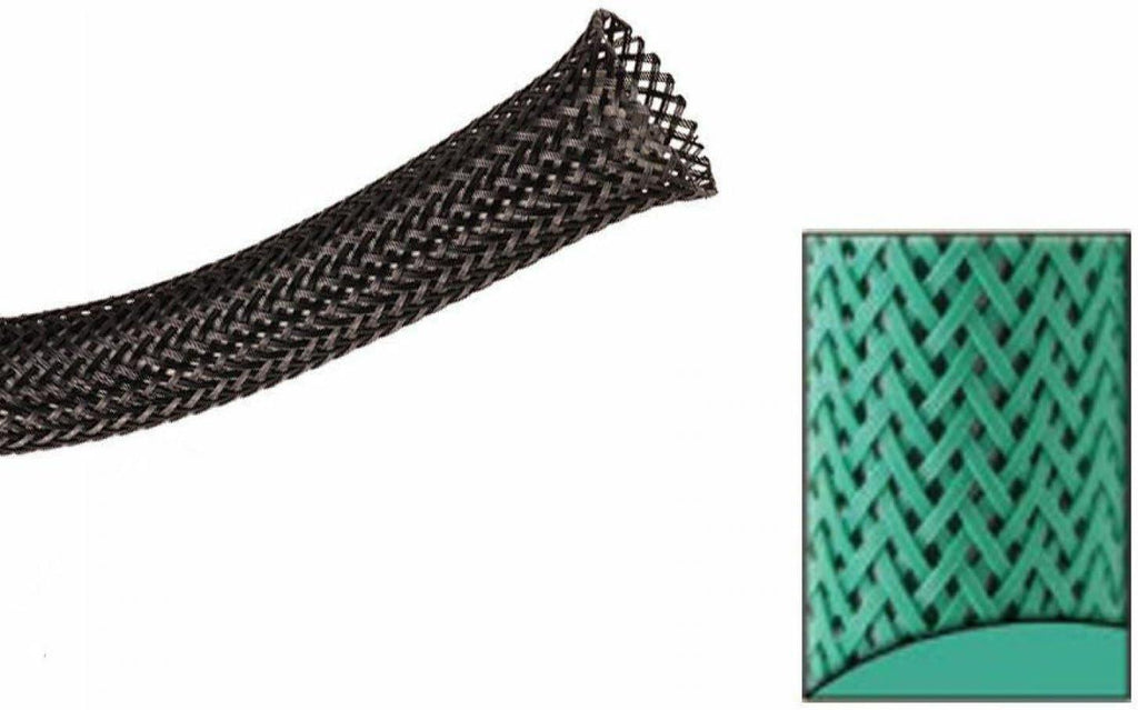 Keep It Clean  Wire Loom, 3/8" Tube, 200' Length, Green