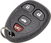 Dorman 13735 Keyless Entry Remote 4 Button Compatible with Select Buick / Chevrolet / Pontiac Models (OE FIX)