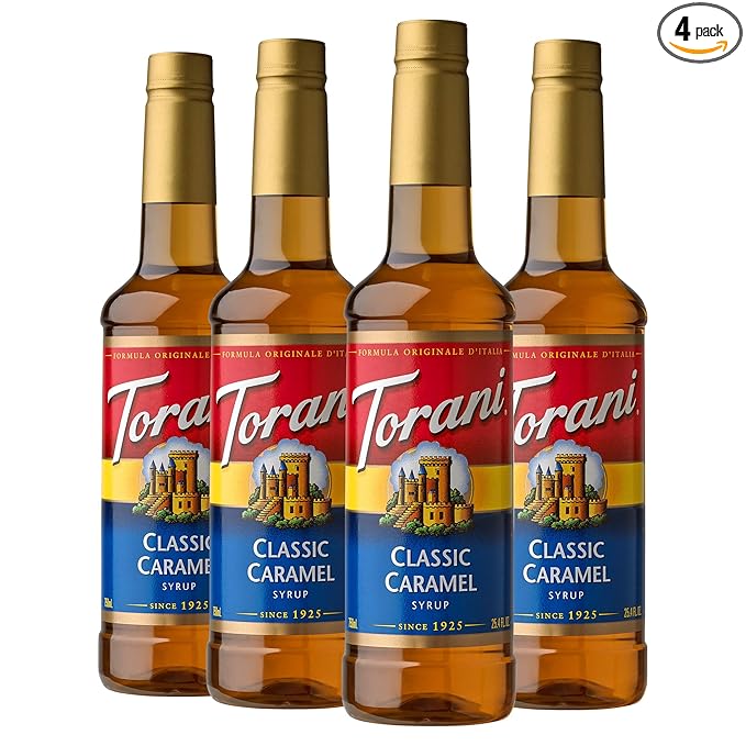 Torani Syrup, Classic Caramel, 25.4 Ounces (Pack of 4)
