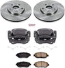 KCOE1077A Autospeciality Replacement Front Caliper Kit- OE Rotors, Ceramic Brake Pads, Calipers