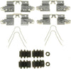 Gold 18K2035X Rear Disc Brake Caliper Hardware Kit with Clips, Springs, Seals, and Bushings