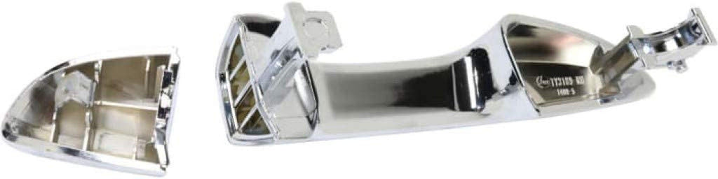 for Toyota Corolla Exterior Door Handle Front, Passenger Side Chrome (2014-2019) | with Key Hole| Trim: All Submodels