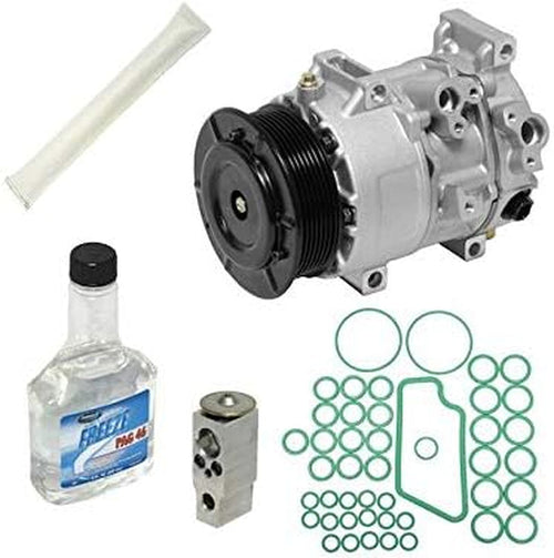 A/C Compressor Kit - Compatible with 2007-2009 Toyota Camry 2.4L 4-Cylinder 2AZ-FE MFI Electronic GAS