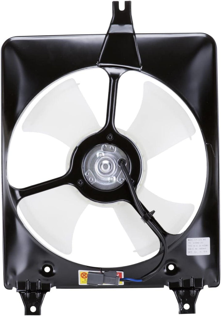 610060 Cooling Fan Assembly Compatible with 1998-2002 Honda Accord, Black