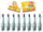 Set of 8 NGK Standard Plug Spark Plugs 4323 BR6FS 4323 BR6FS