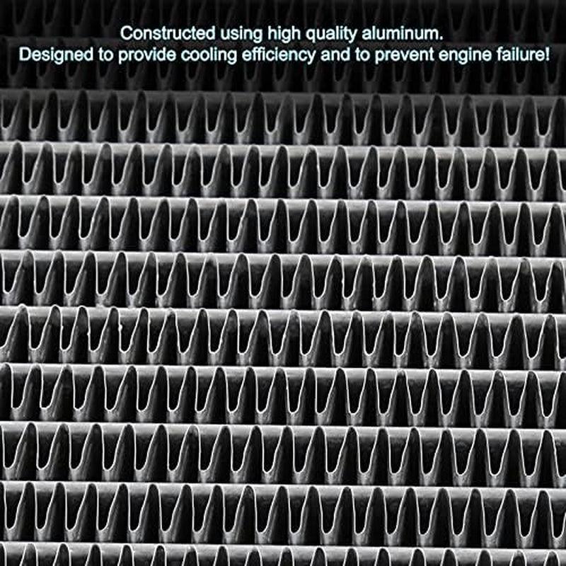 3 Row Aluminum Performance Cooling Radiator Compatible with Chevy Silverado Duramax 6.6L 2001-2005