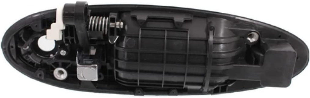 for Kia Optima Exterior Door Handle Front, Driver Side Primed Bezel with Chrome Lever (2001-2006) | with Key Hole | Trim:All Submodels | KI1310111 | 826503C021