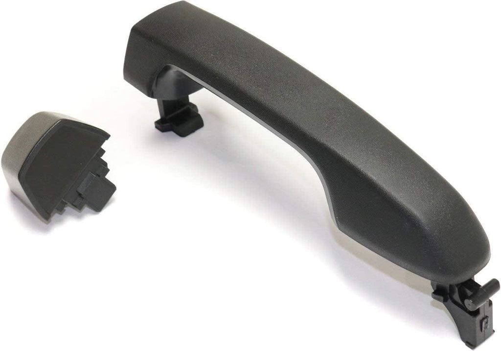 Aftermarket Rear Door Handle Compatible with 2010-2018 Toyota 4Runner/Lexus GX460 outside Textured Black Plas and Sensor Passenger and Driver Side