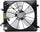 600710 Cooling Fan Assembly Compatible with 1998-2002 Honda Accord , Black