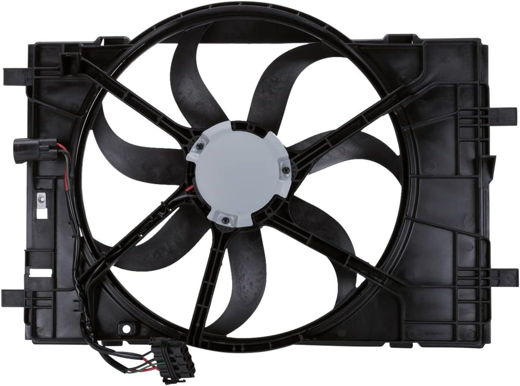 621400 Cooling Fan Assembly Compatible with 2006-2009 Ford Fusion, Black
