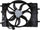 621400 Cooling Fan Assembly Compatible with 2006-2009 Ford Fusion, Black