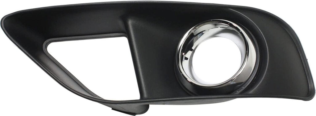 Front Fog Lamp Molding Compatible with 2012-2014 Chrysler 300 Set of 2 Passenger and Driver Side Paint to Match with Chrome Trim with Parking Aid Sensor Holes SRT-8 Model