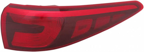 For Kia Sportage Tail Light Assembly 2017 2018 Passenger Side W/Bulbs DOT Certified Replacement for KI2805132 | 92402-D9020 (Vehicle Trim: HALGN QTR)