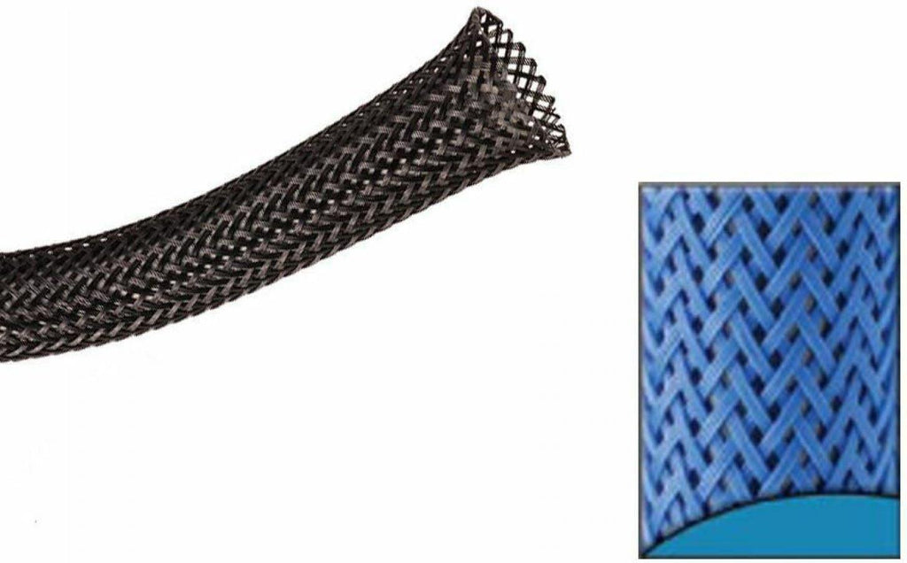 Keep It Clean  Wire Loom, 3/8" Tube, 200' Length, Neon Blue