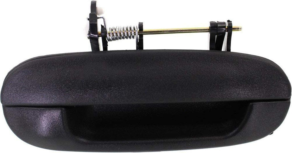 Front and Rear Exterior Door Handle Set of 4 Compatible with 2002-2009 Chevrolet Trailblazer/Gmc Envoy Textured Black Driver and Passenger Side