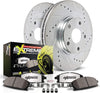K8270-26 Z26 Front Brake Kit-Drilled/Slotted Brake Rotors & Carbon Ceramic Brake Pads