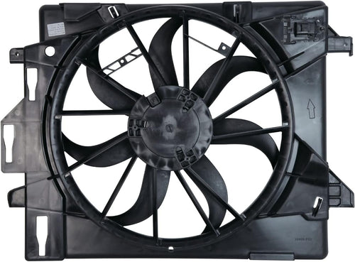 621860 Cooling Fan Assembly Compatible with 2008-2016 Dodge Caravan/Grand Caravan , Black
