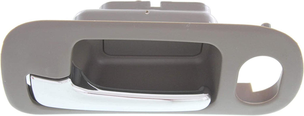 Front, Driver and Passenger Side Exterior Door Handle Set of 4 Compatible with 2001-2005 Honda Civic