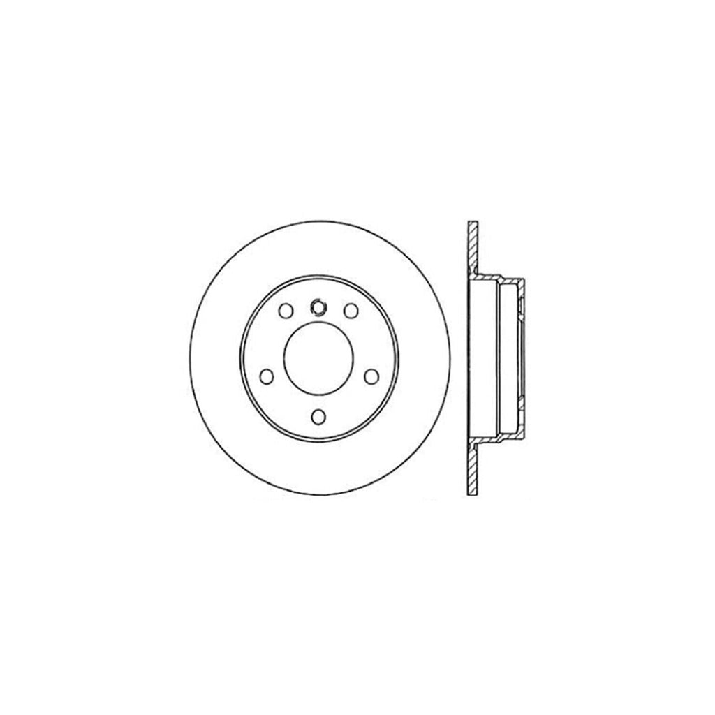 Centric Rear Disc Brake Rotor for BMW (121.34030)