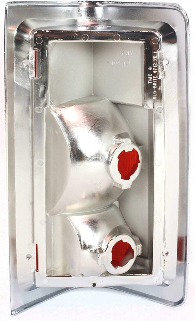 Tail Light for DODGE FULL SIZE P/U 88-93 LH Lens and Housing W/Chrome Trim