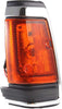 For Nissan Pickup Corner Light 1983 84 85 1986 Driver & Passenger Side Pair/Set | 4 Wheel Drive | Amber Lens | W/Chrome Trim | NI2550102 + NI2551102 | 2618010W00 + 2618510W00